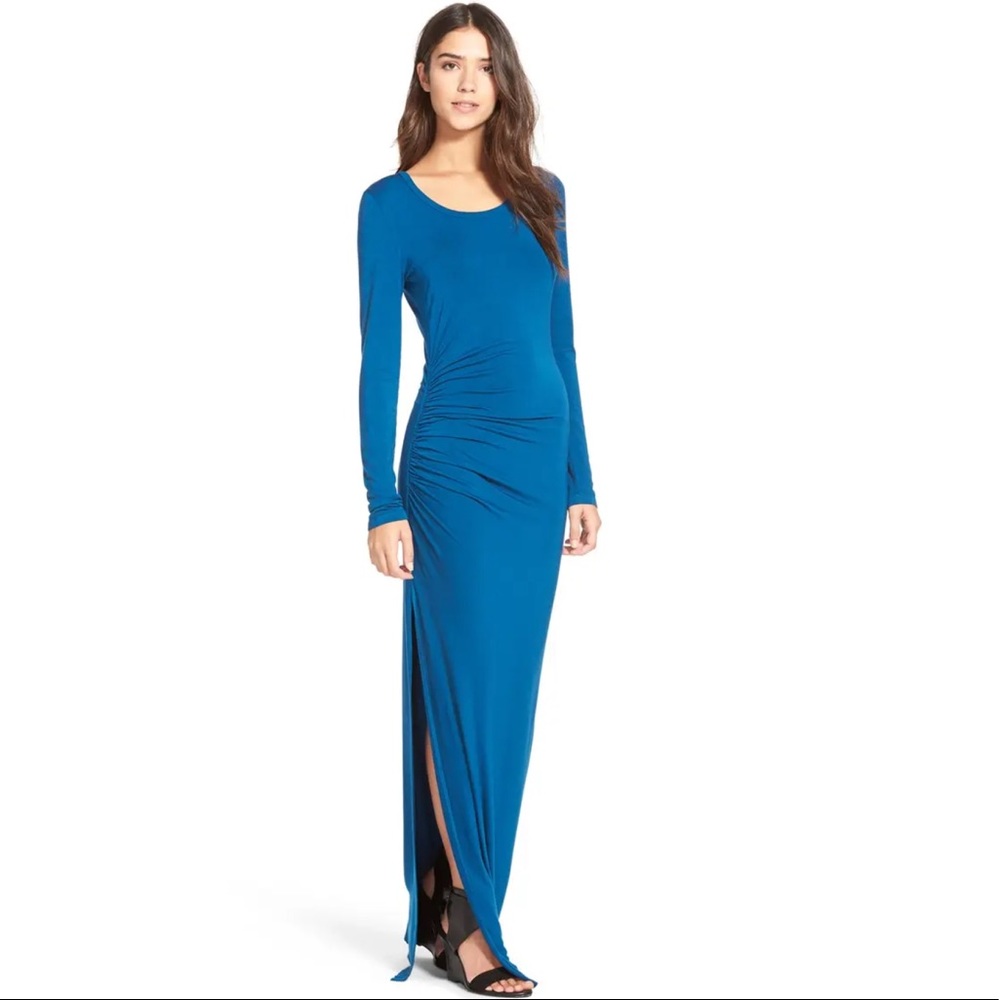 Young, Fabulous & Broke 'Blais' Shirred Maxi Dress